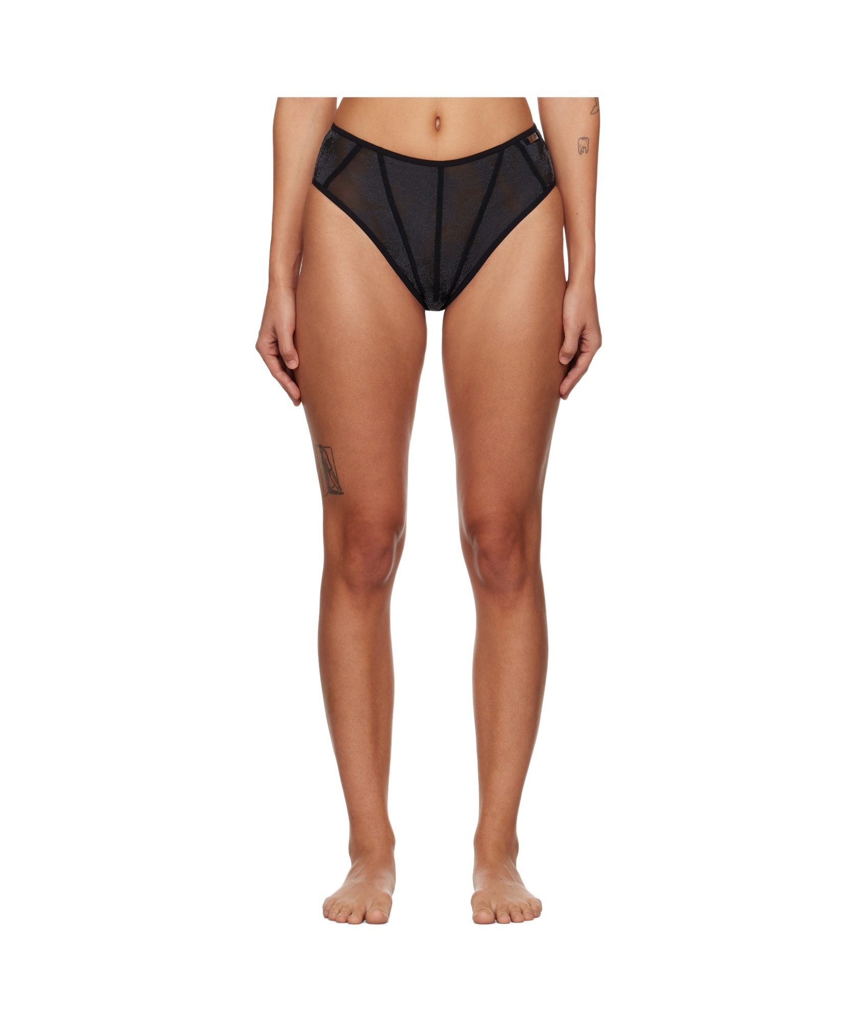 DIESEL SAVAGE X FENTY EDITION C-MESH-HIGH-WAIST BRIEFS