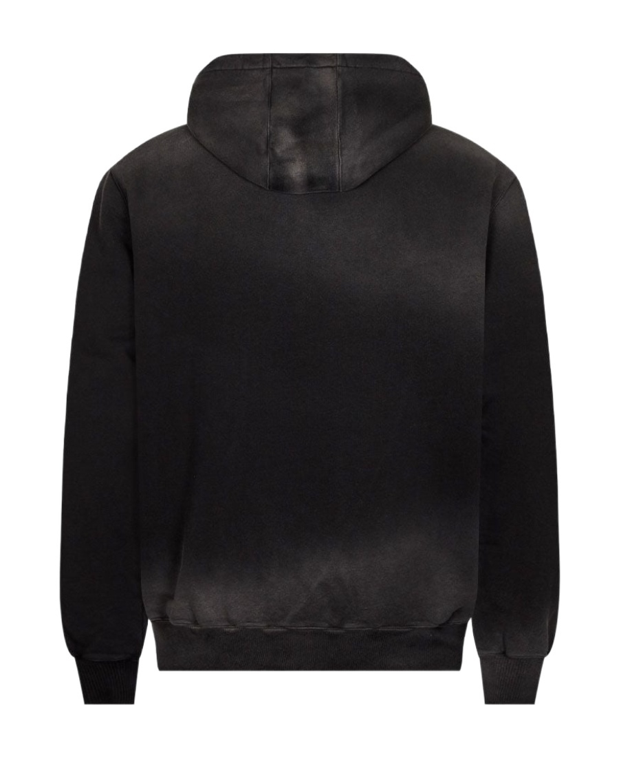 A-cold-wall* Gradient Logo-print Hoodie In Black