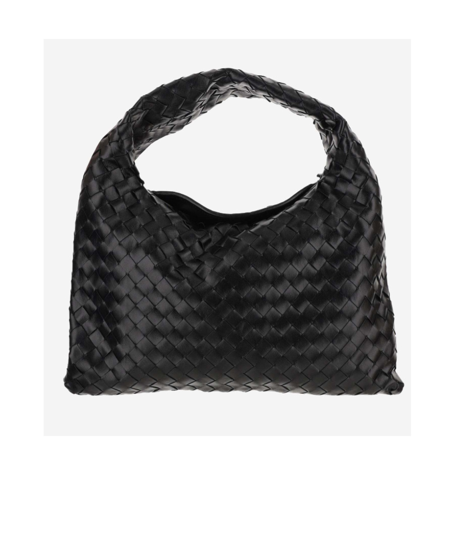 Bottega Veneta Knitted Handbag In Black