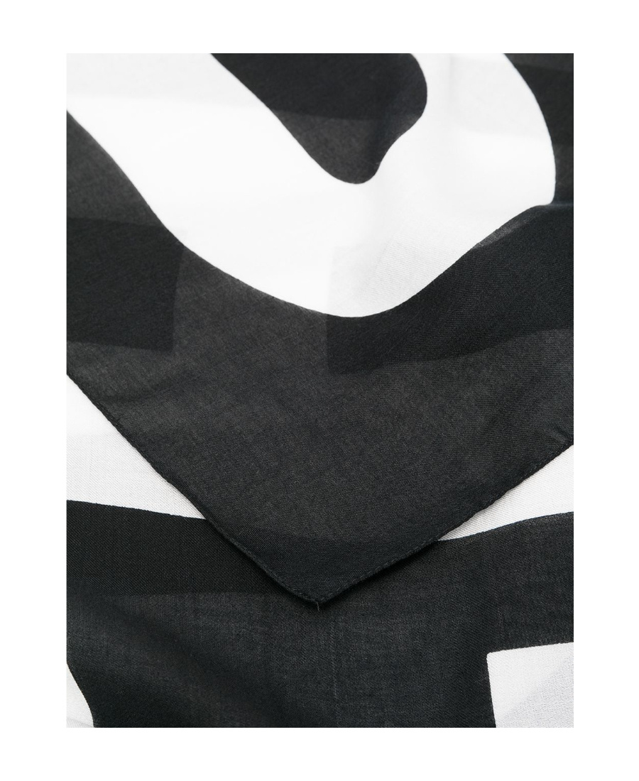 Moschino Logo-print Scarf In White