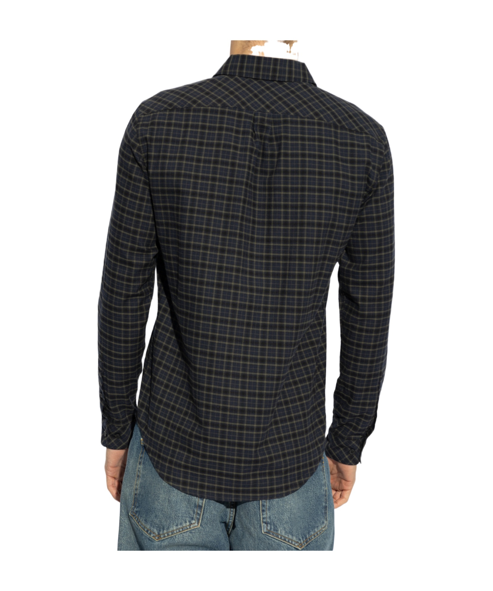 Samsoe & Samsoe Samsoe Samsoe Classic Checkered Shirt In Black