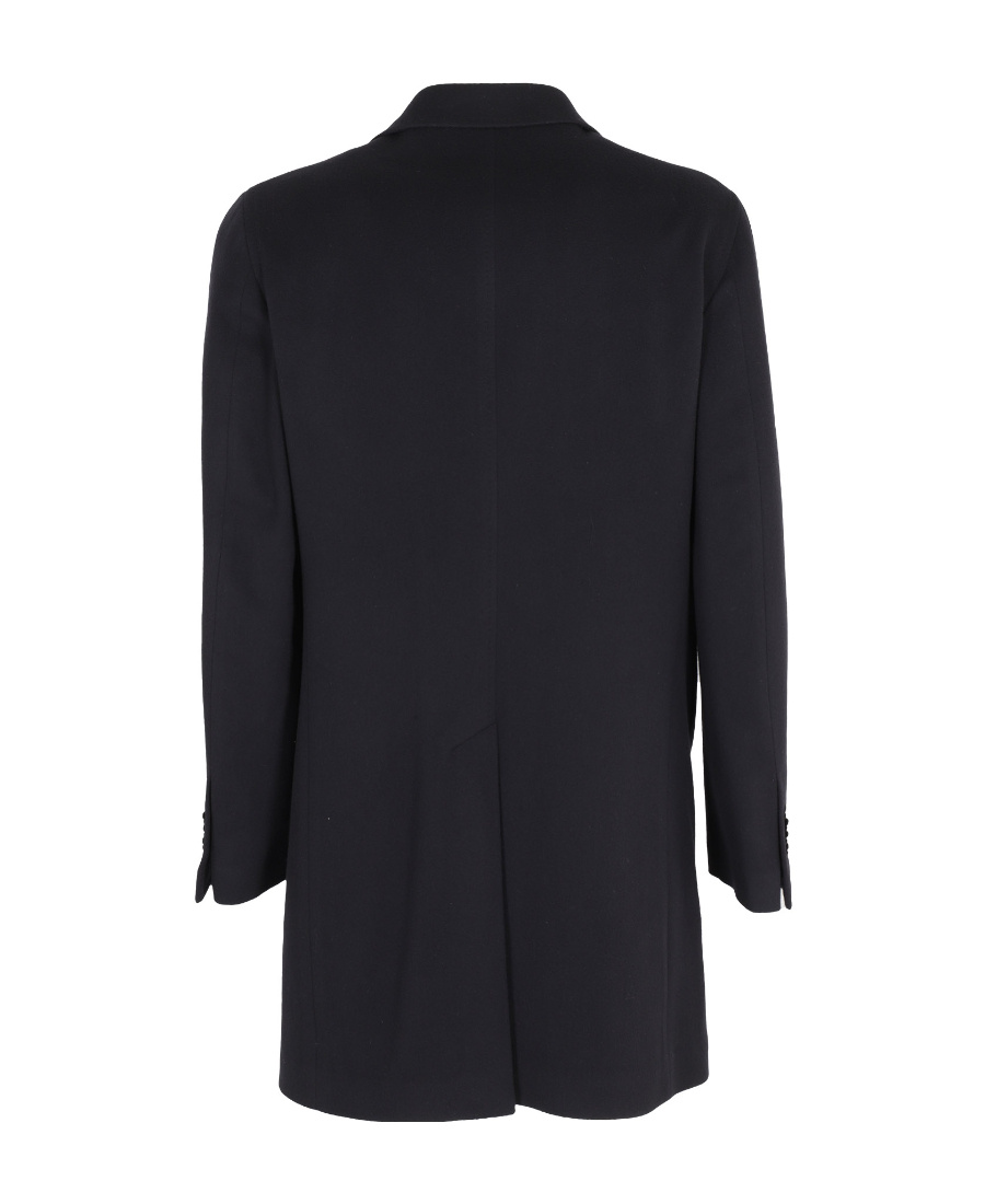 Tagliatore Tailored Coat With Notch Lapel And Pockets In Blue