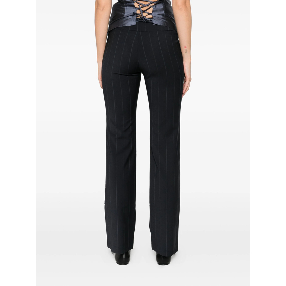 Paloma Wool Narrow Stripe Casual Pants In Black