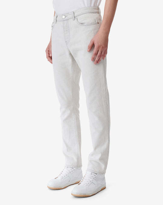 Iro Belt-loop Casual Pants In White