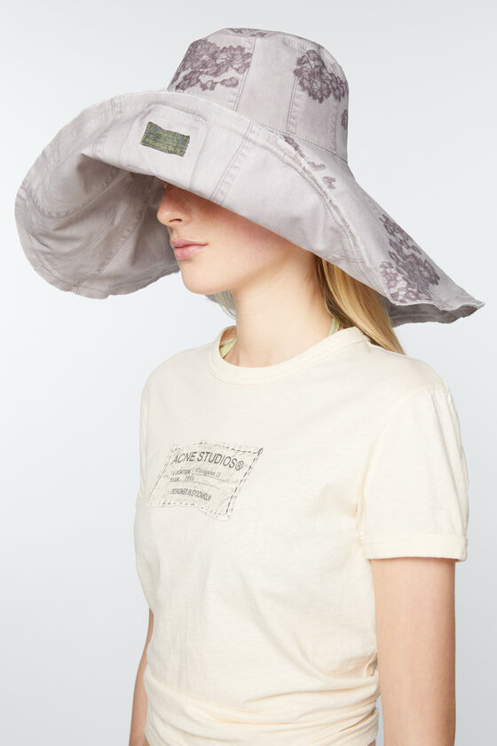 Acne Studios Reversible Bucket Hat In White
