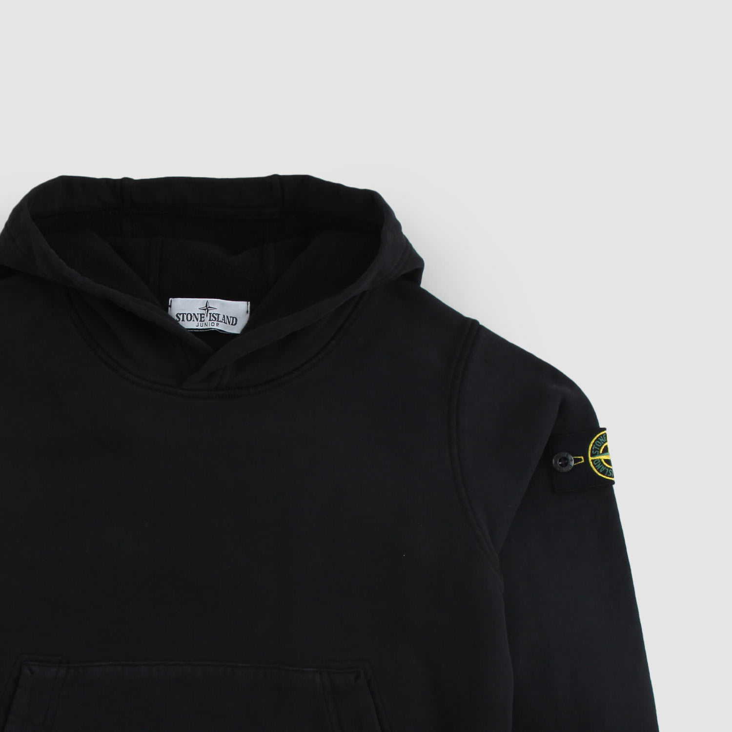 Stone Island 61640 Hoodie In Black
