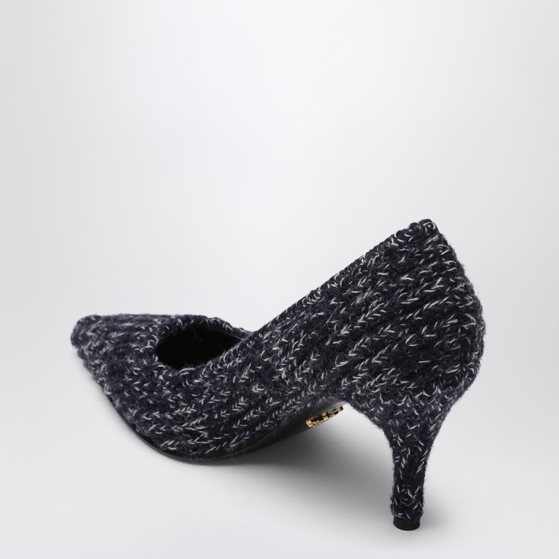 Prada Pointed High Heels In Animal Print