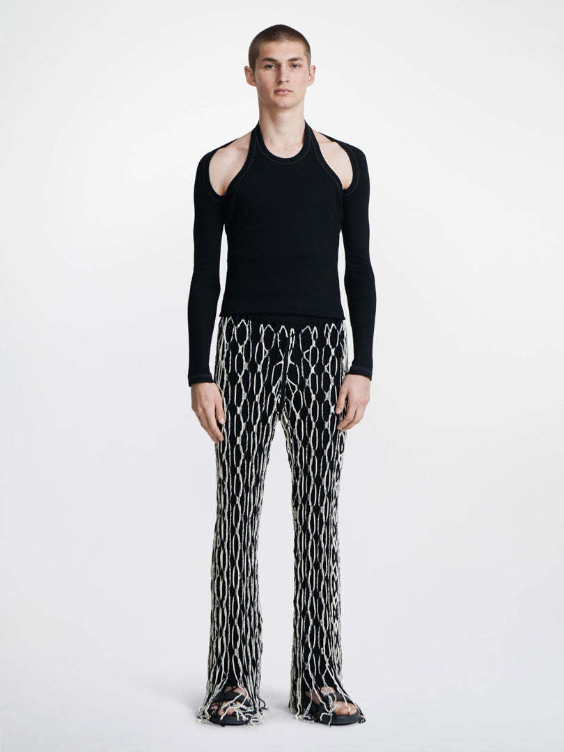 Dion Lee Modular Open-back Top In Black
