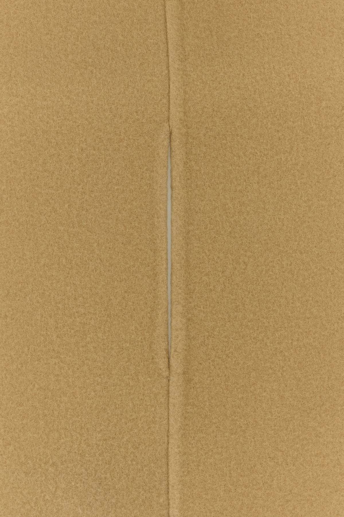 Jil Sander Light Brown Logo Patch Scarf In Brown