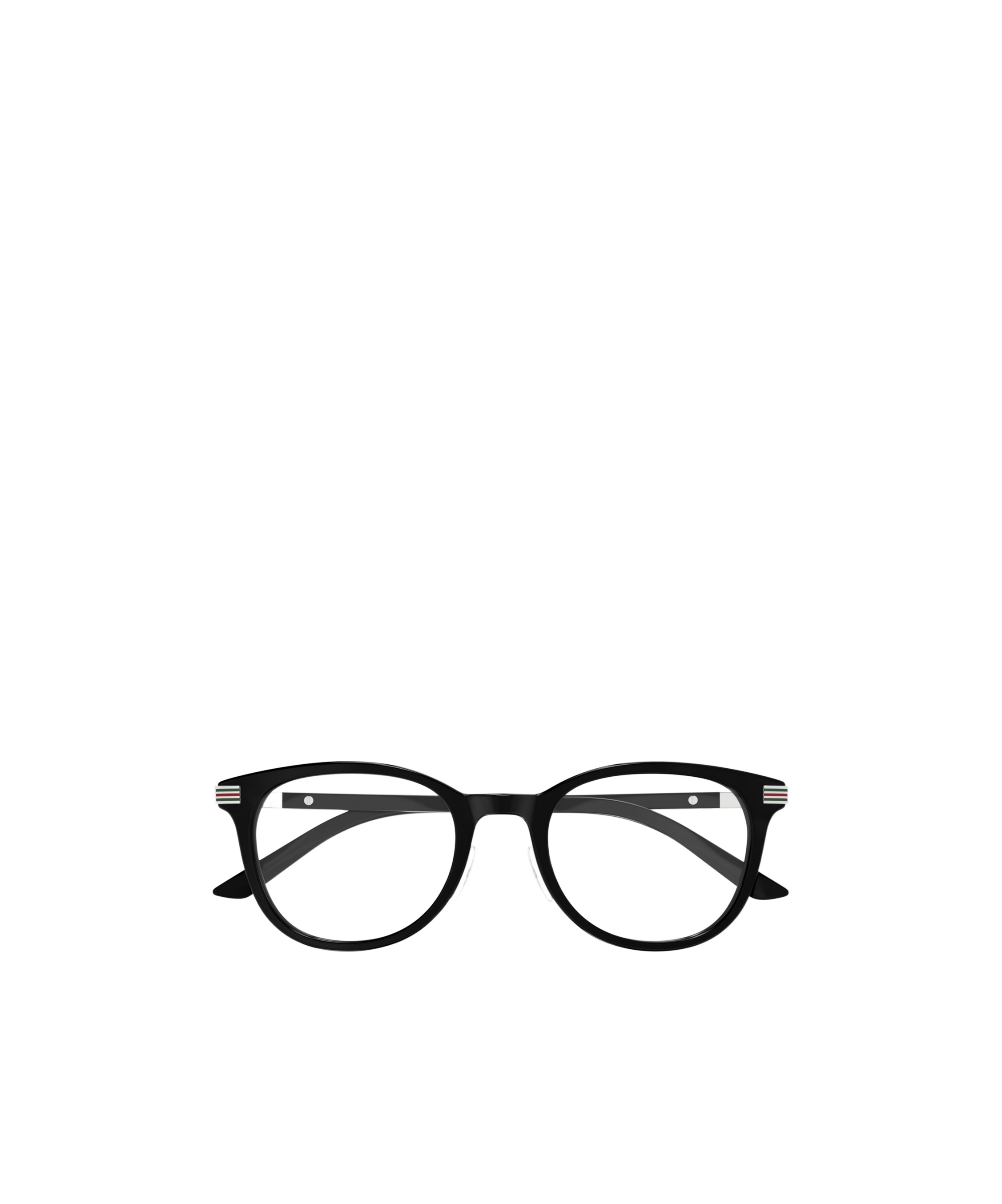 Gucci Eyewear Oval Frame Glasses In Black
