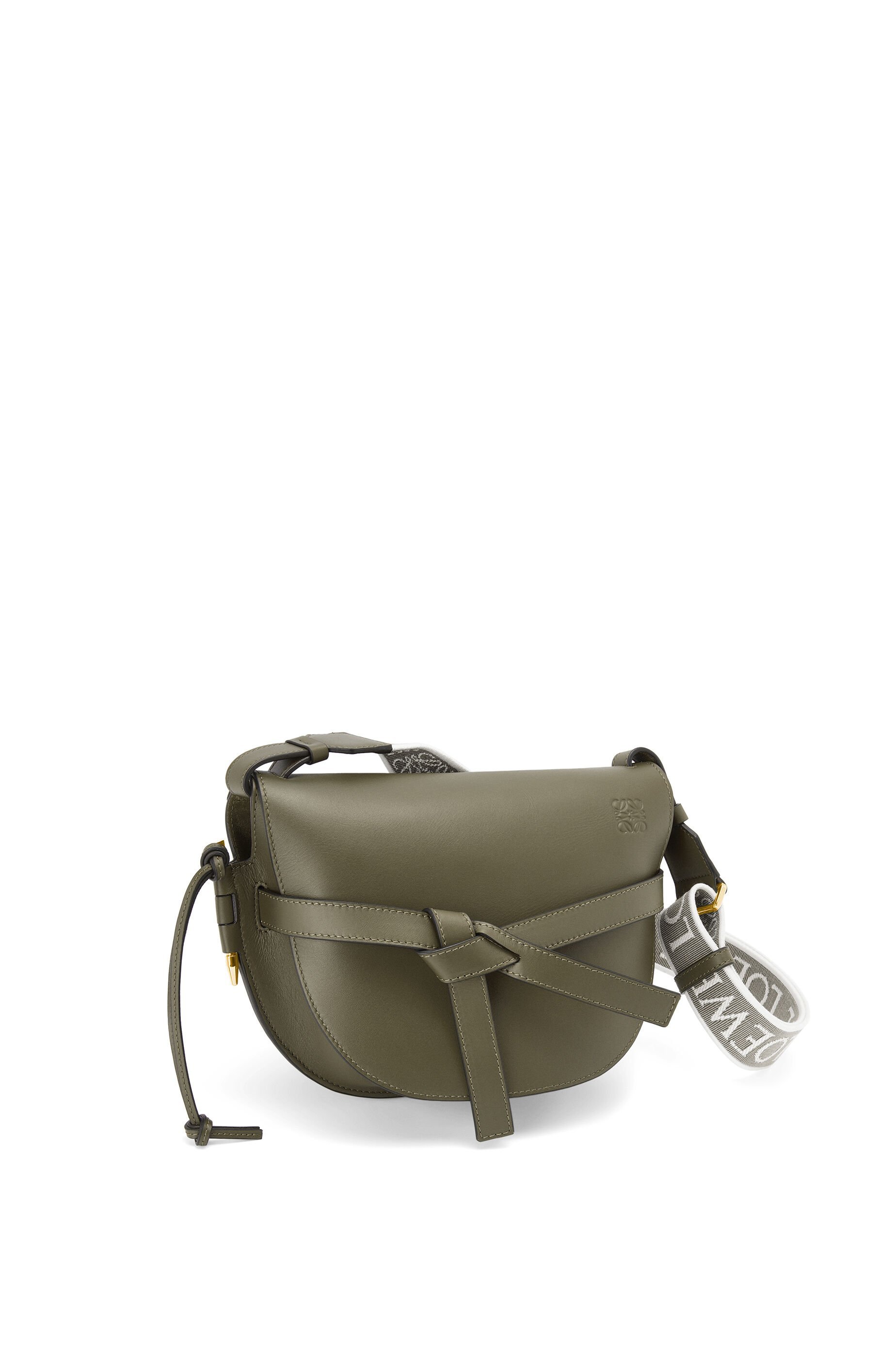Loewe Gate Small Leather Cross-body Bag In Green