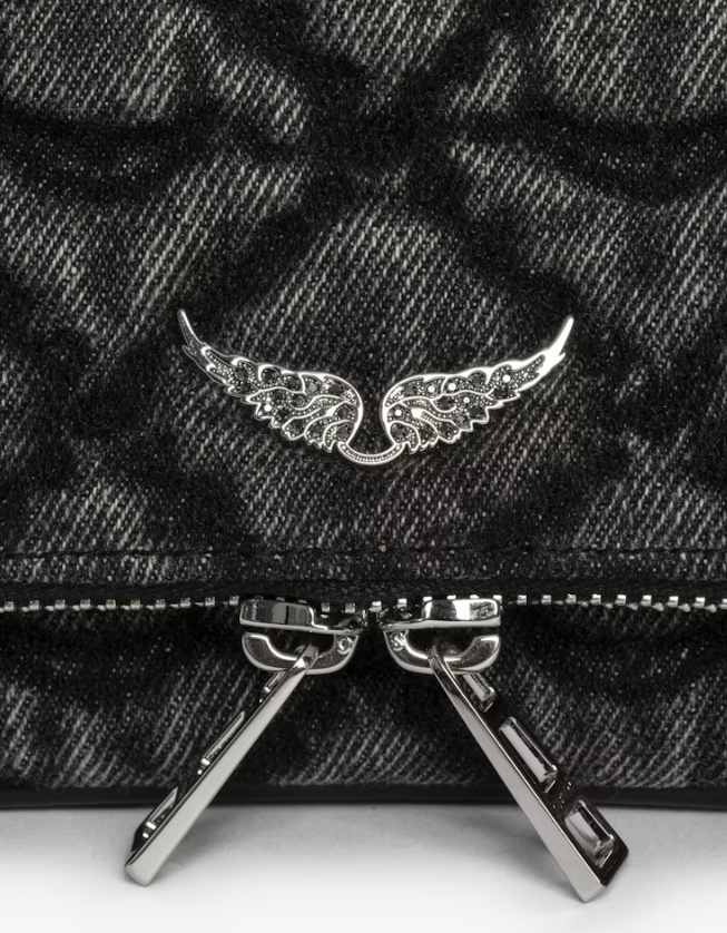 Zadig & Voltaire Nano Chain Shoulder Bag In Black