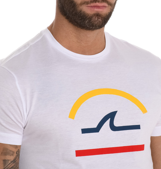 Shop Paul & Shark Short-sleeved T-shirt In White