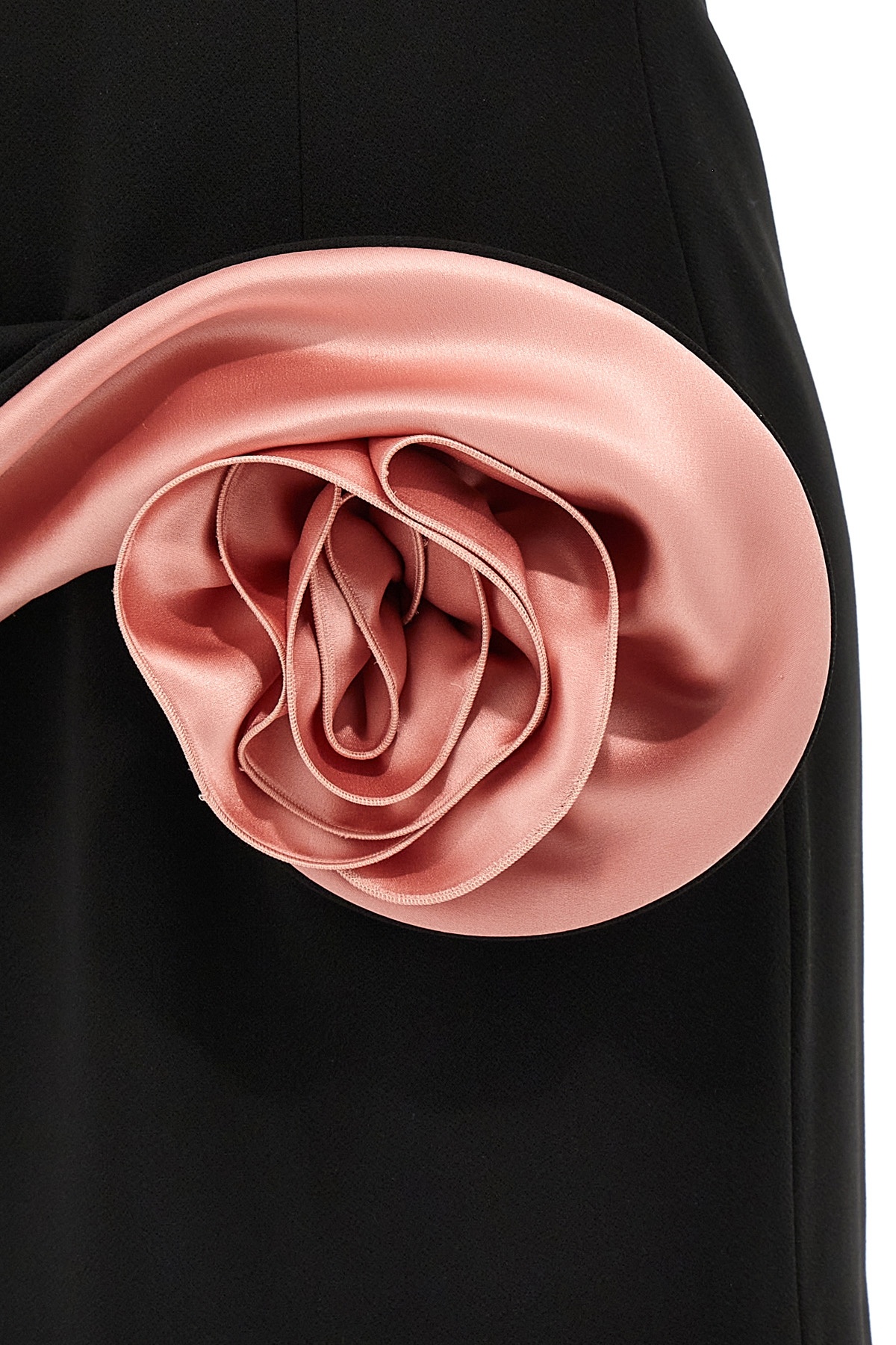 Shop Magda Butrym Strapless Mini Dress In Black