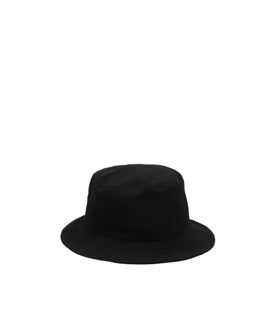 We11 Done Logo-print Detail Bucket Hat In Black