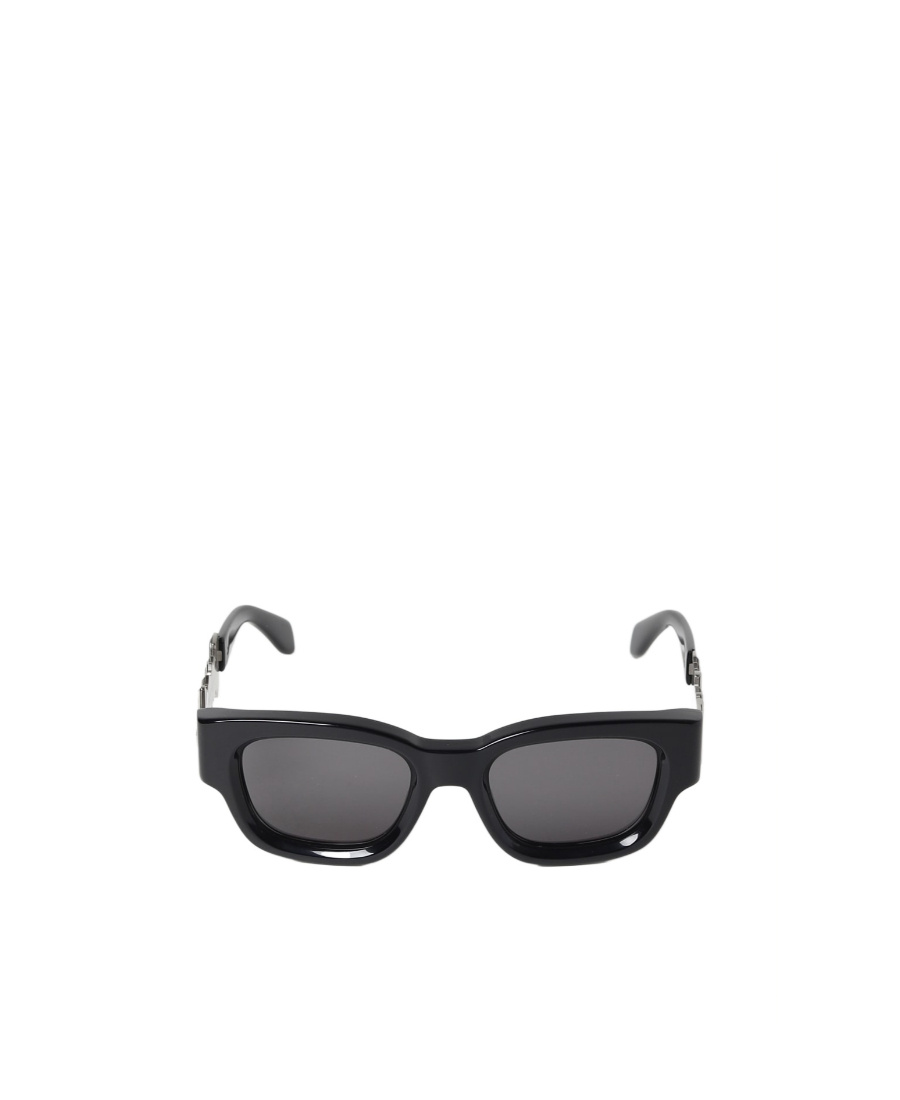 Palm Angels Logo Square Sunglasses In Black