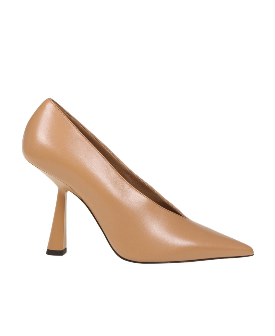 Jimmy Choo Maryanne 100mm Leather Pumps In Nude