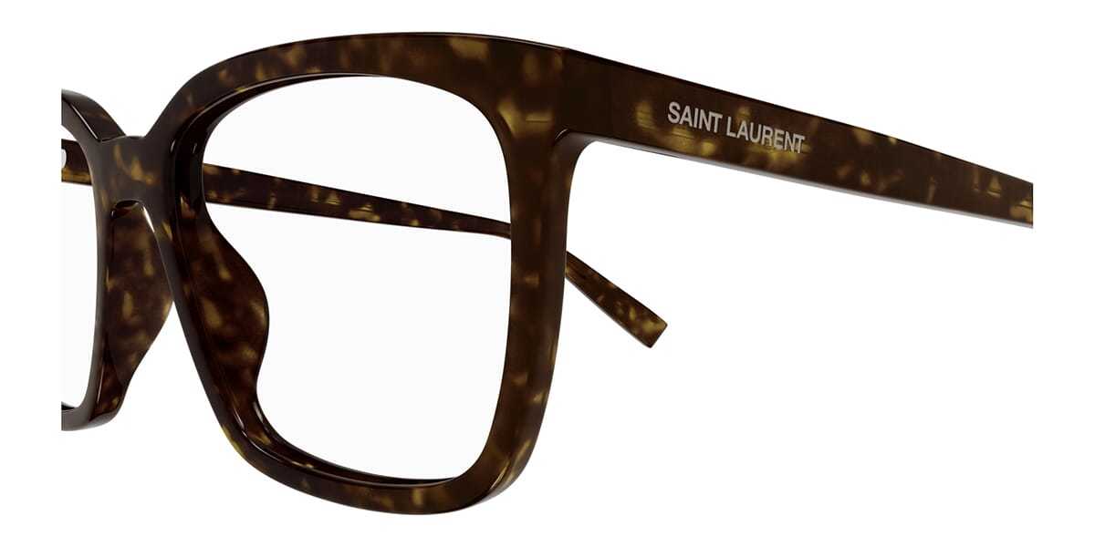 Saint Laurent Sl 672 Square-frame Glasses In Black