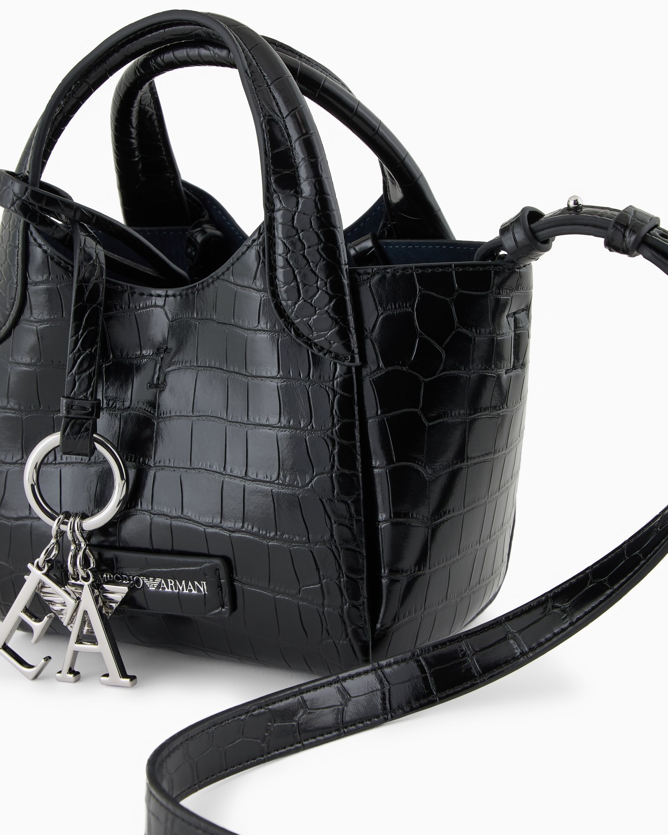 EMPORIO ARMANI LOGO-CHARM TOTE BAG