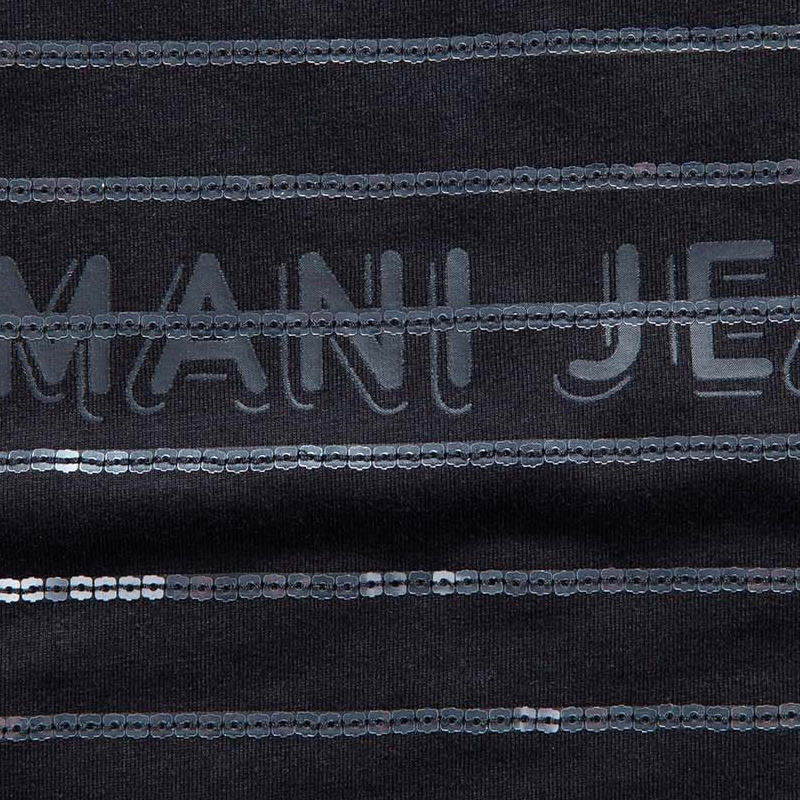 Shop Armani Jeans Logo T-shirt In Black