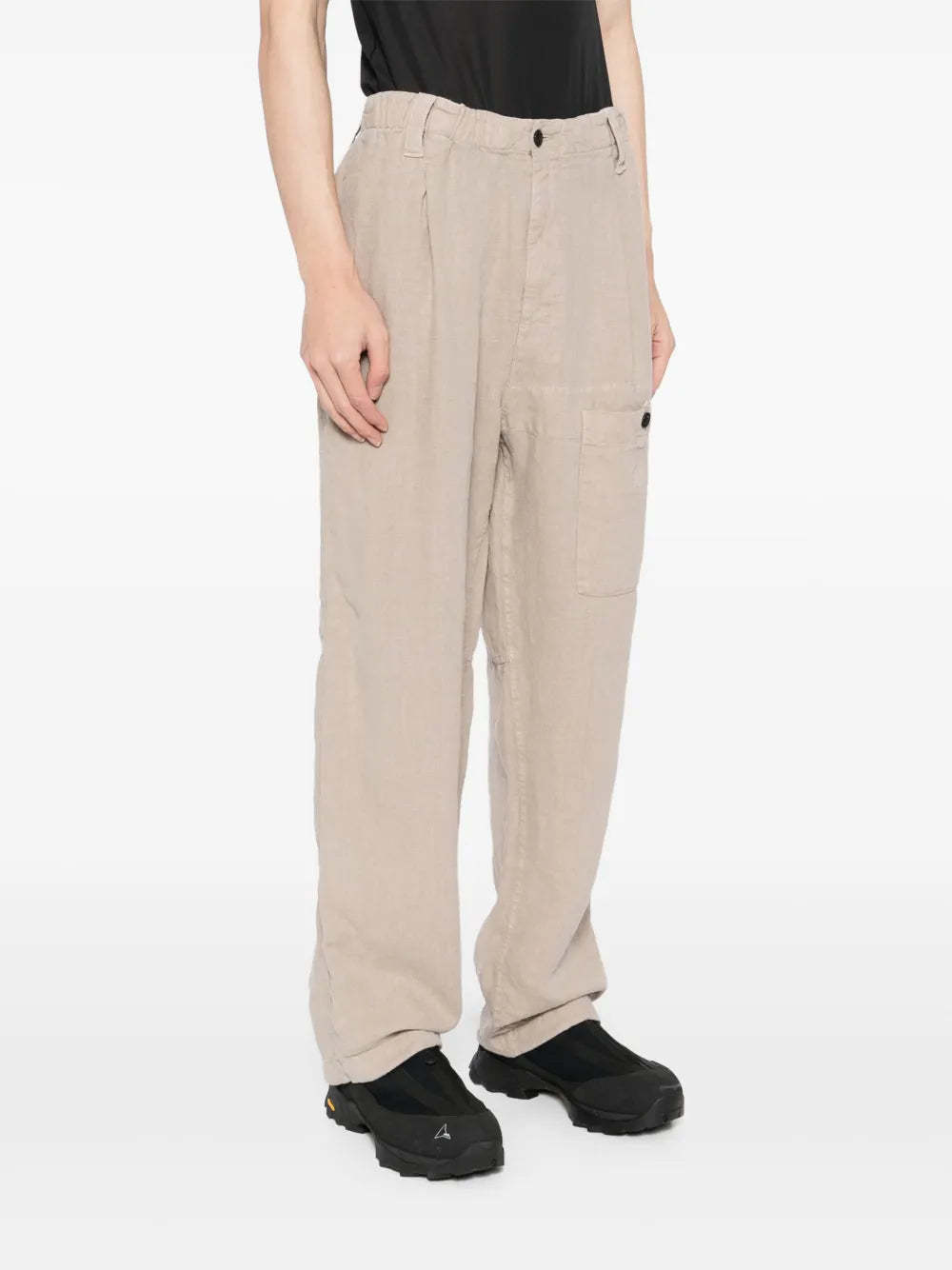 C.p. Company Straight-leg Trousers In Brown