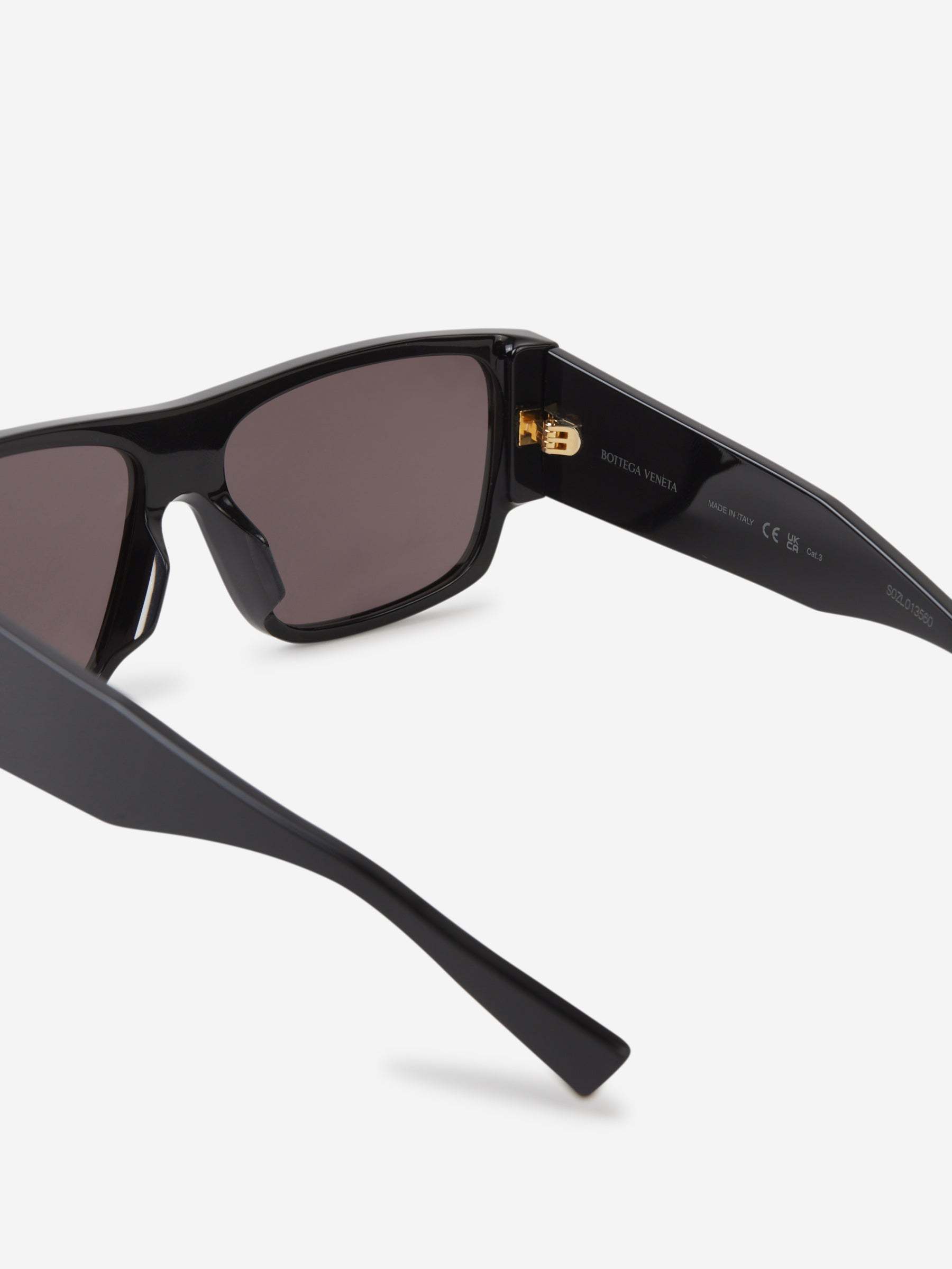 Bottega Veneta Eyewear Square Frame Sunglasses In Black