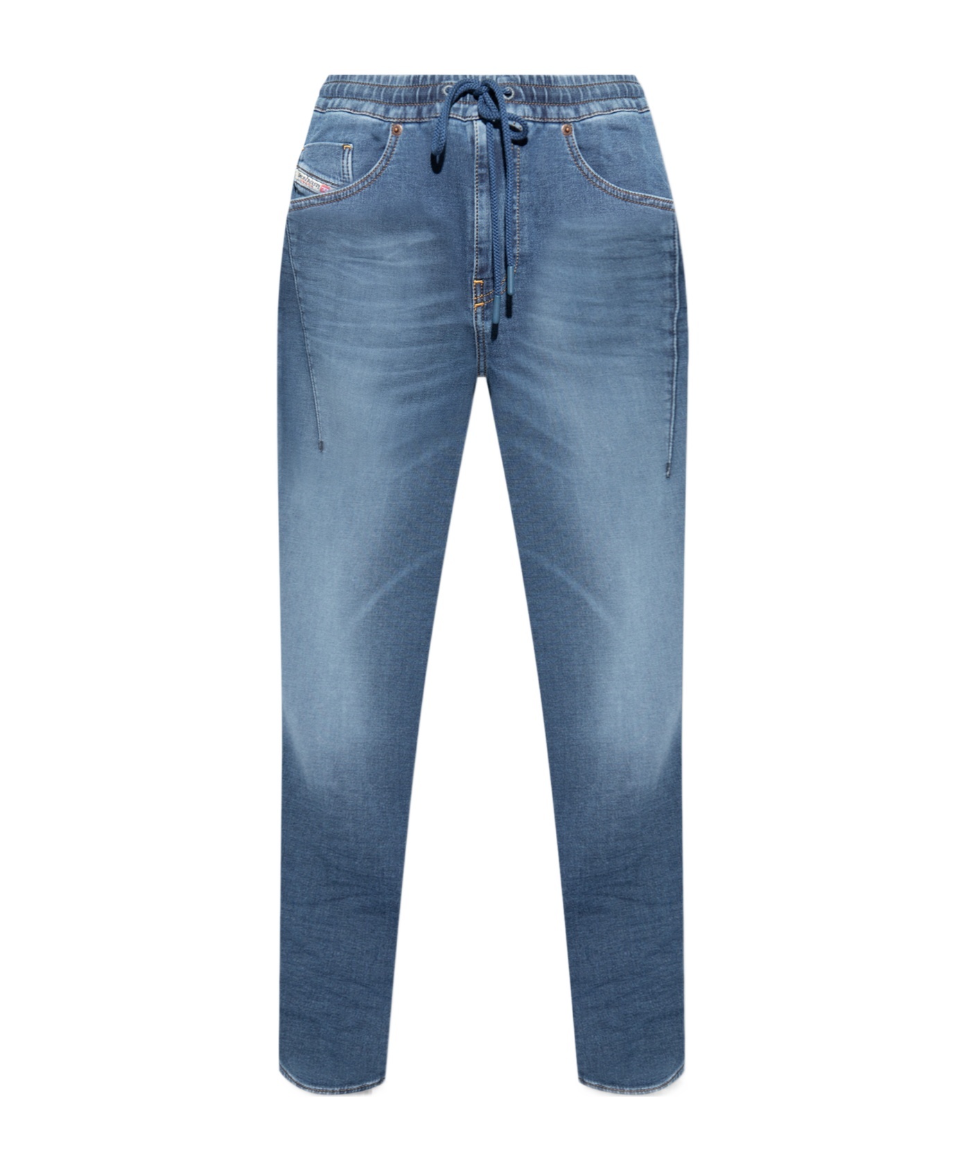 Diesel 2041 D-fayza Joggjeans 068hy Boyfriend Jeans In Blue