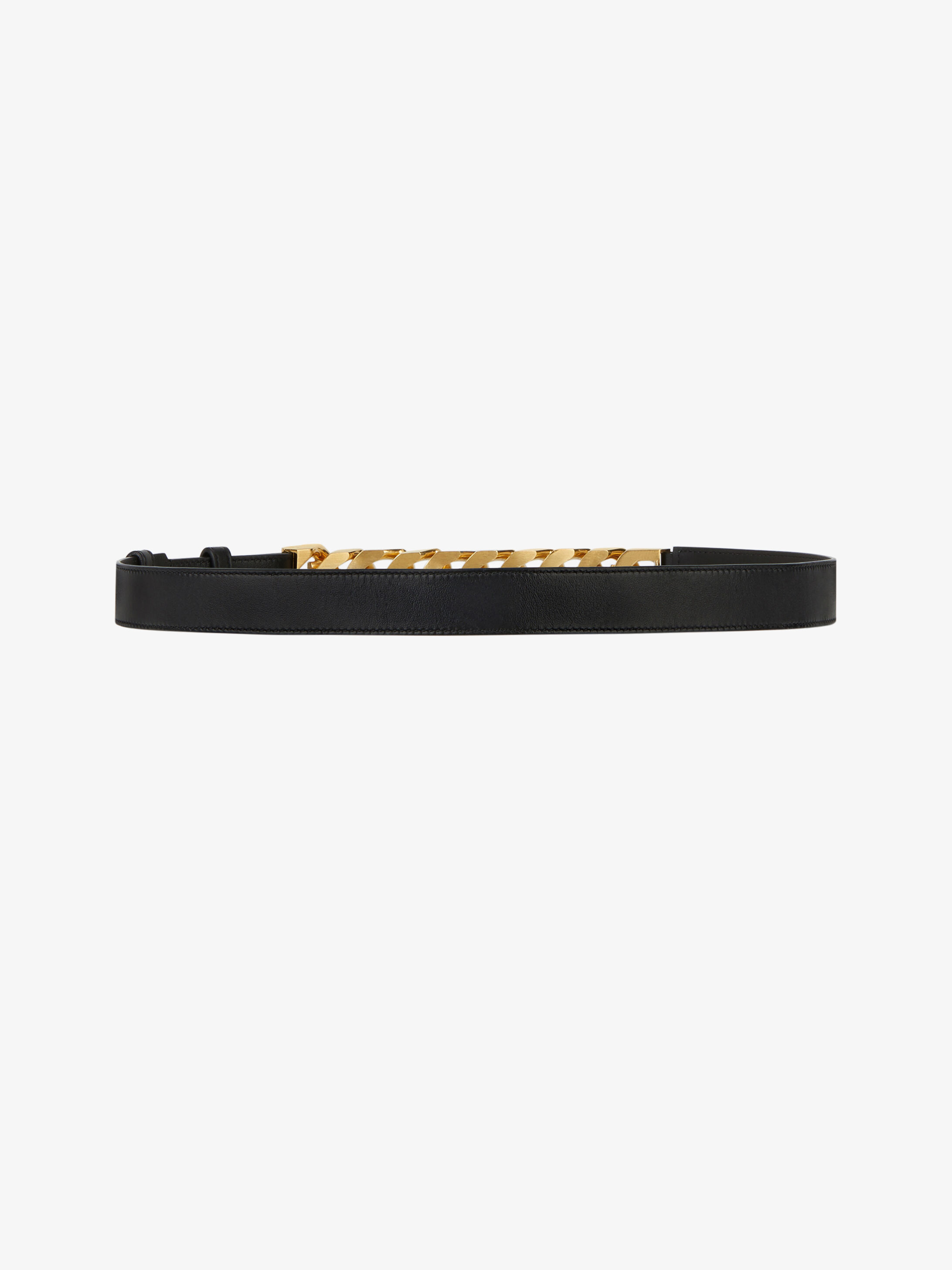 Givenchy G Logo Chain-link Belt In Black