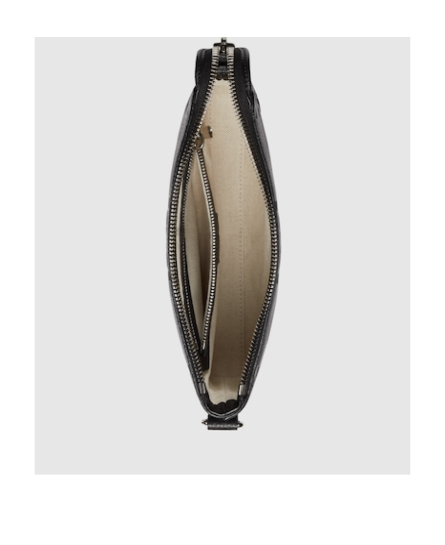 Gucci Medium Jumbo Gg Messenger Bag In Black