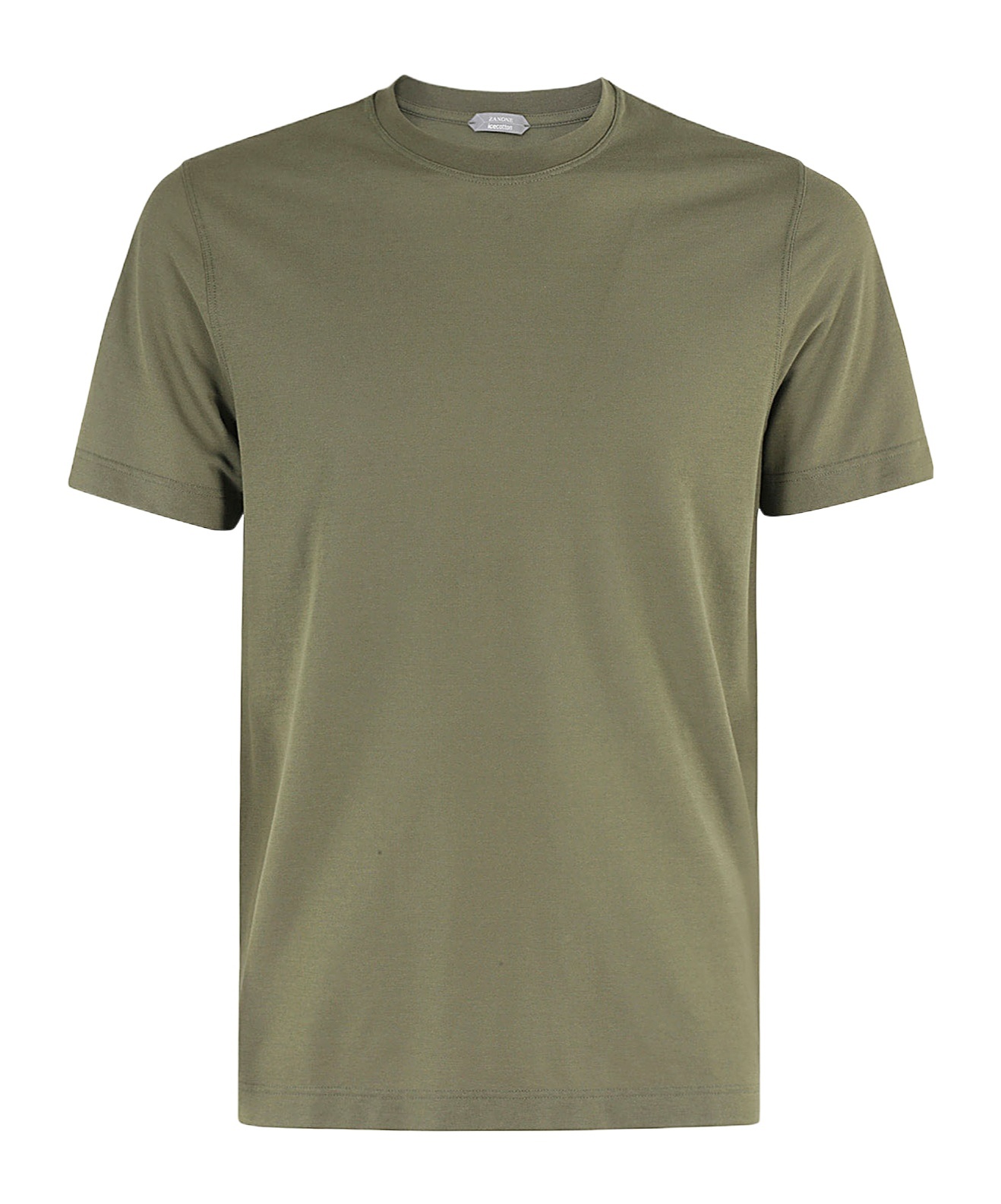 Zanone T Shirt Mc Slim Fit Ice Cotton In Green