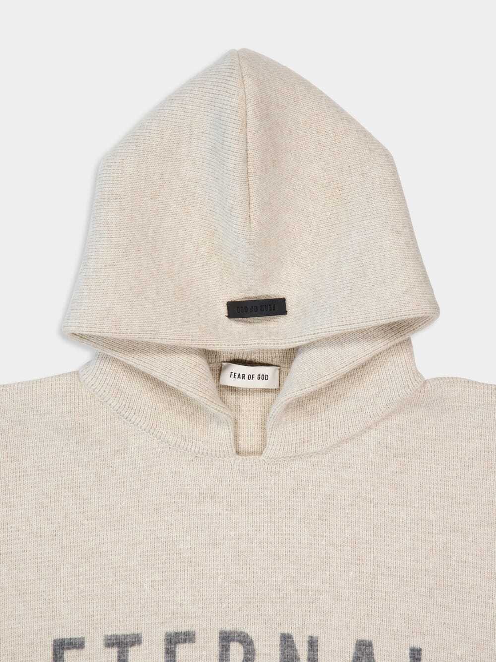 Fear Of God Brushed Cotton Eternal Sweatshirt With Embossed Print In Neutral