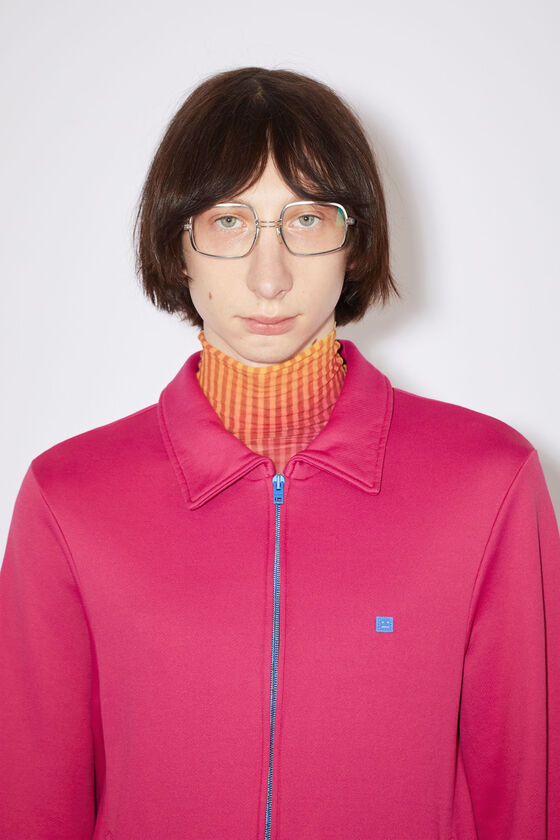 Acne Studios Zippered Casual Jacket In Pink