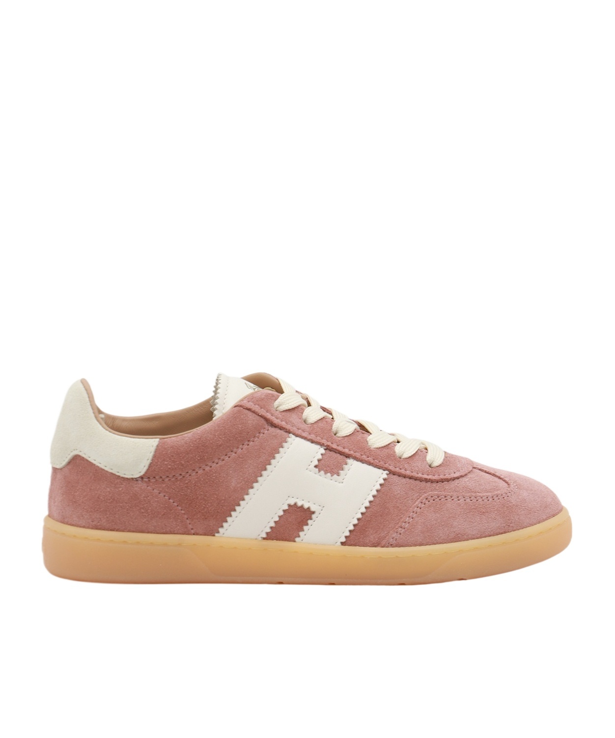 Hogan Laced Sneakers In Nude