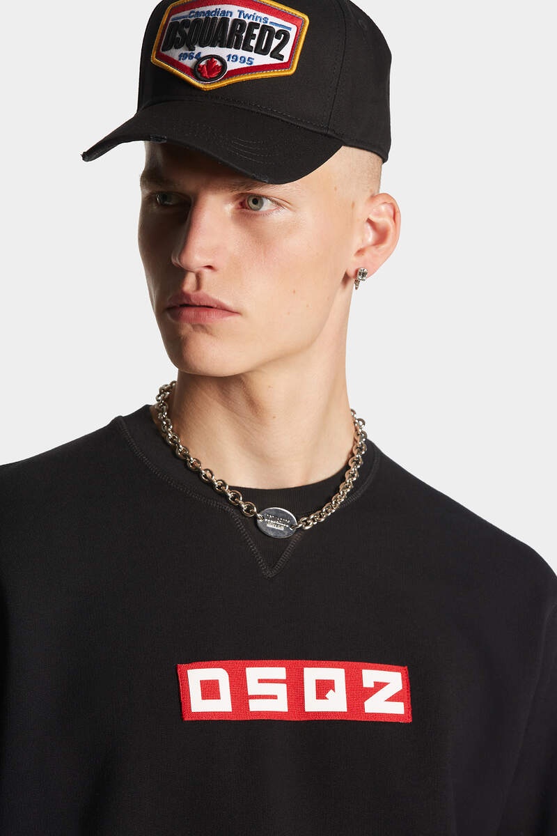 Dsquared2 Cool Fit Black Sweatshirt In Black