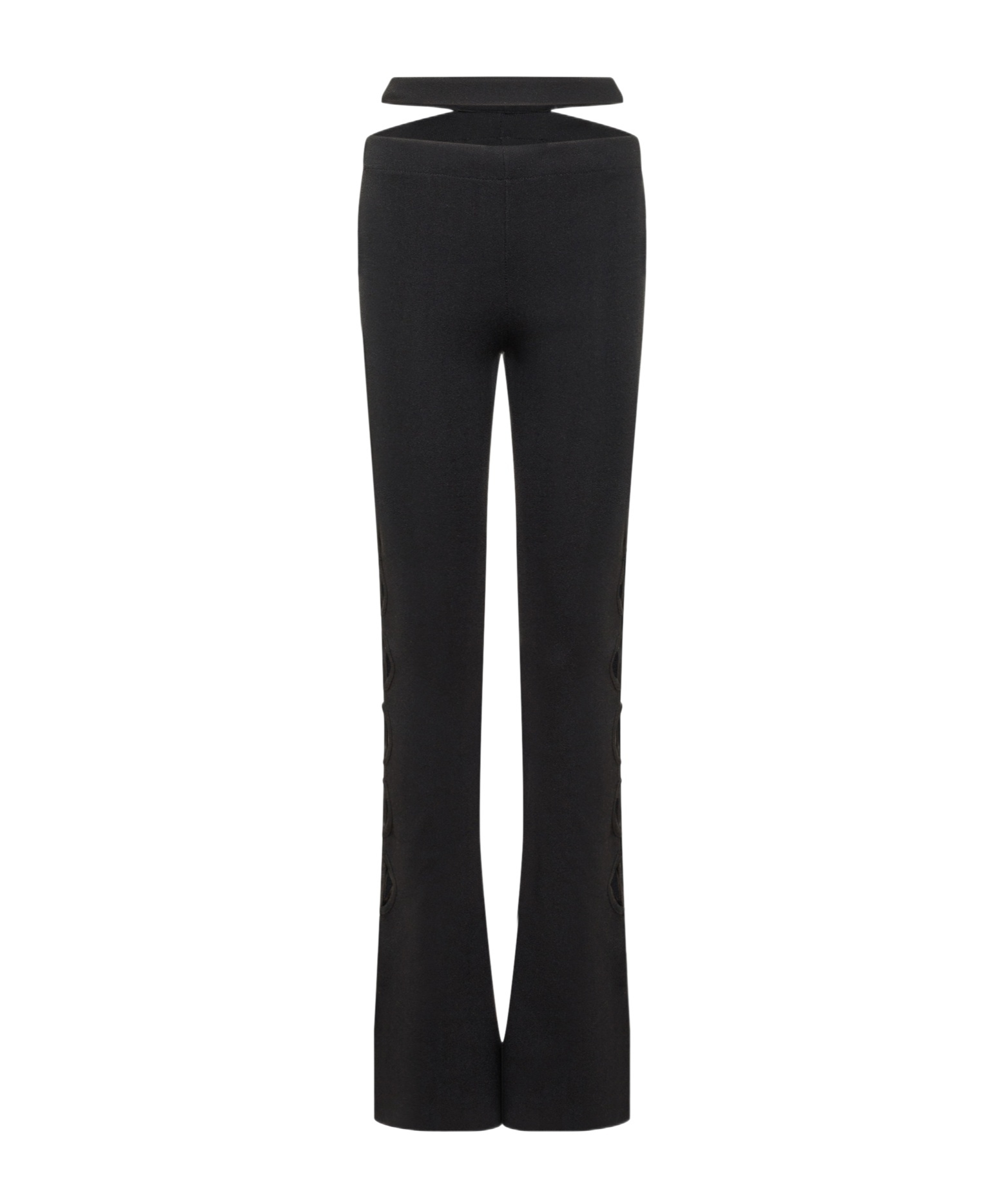 Andreädamo Andreādamo Cut Out Pantalones In Black
