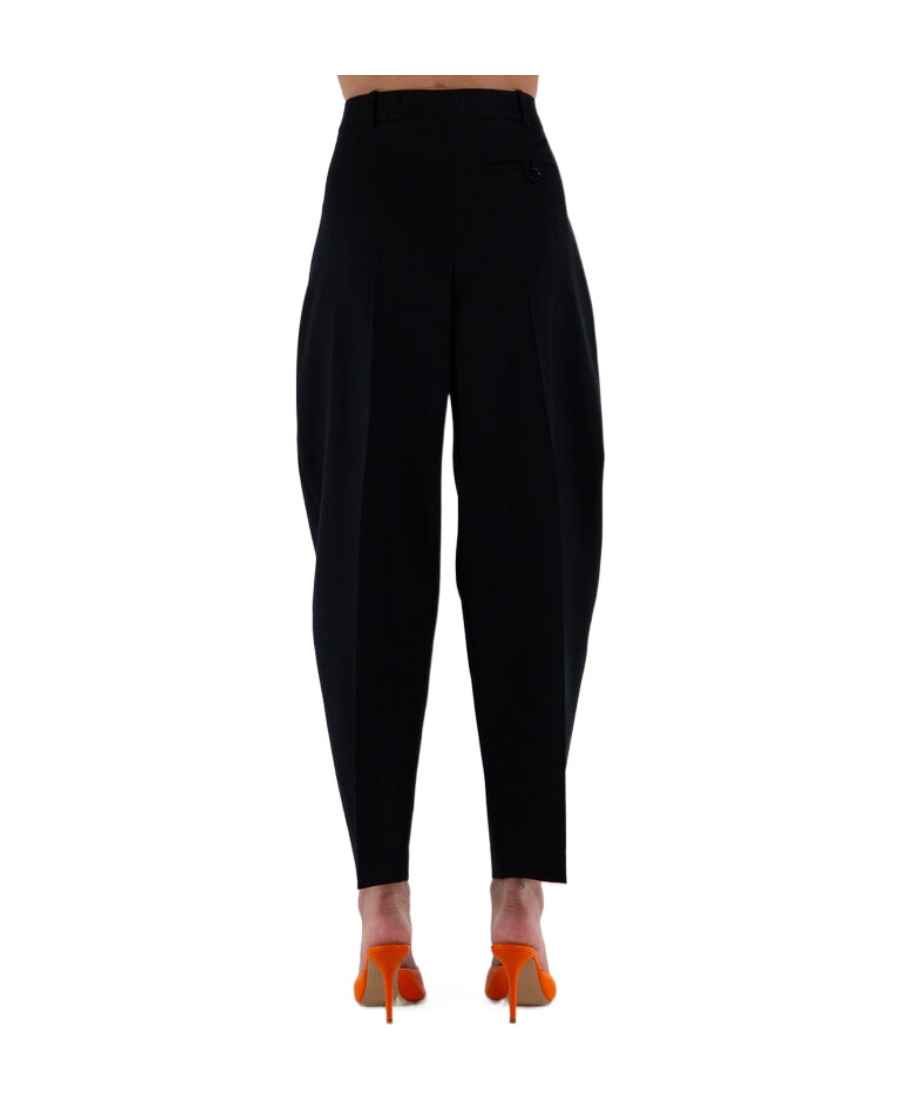 Stella Mccartney Logo Casual Pants In Black
