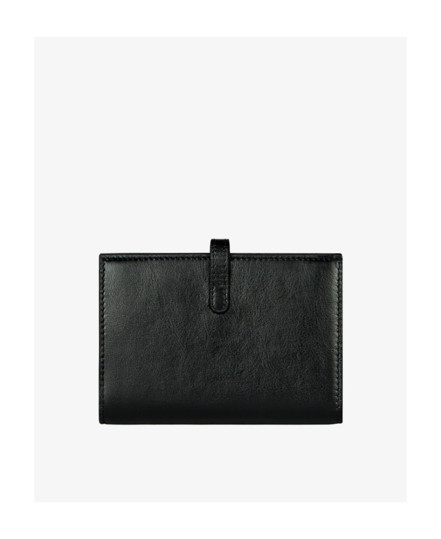 Givenchy Buckle Detailed Bifold Wallet In Black