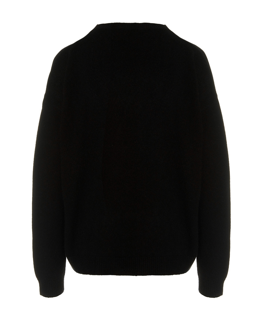 Max Mara Panaria Neck Sweater In Black