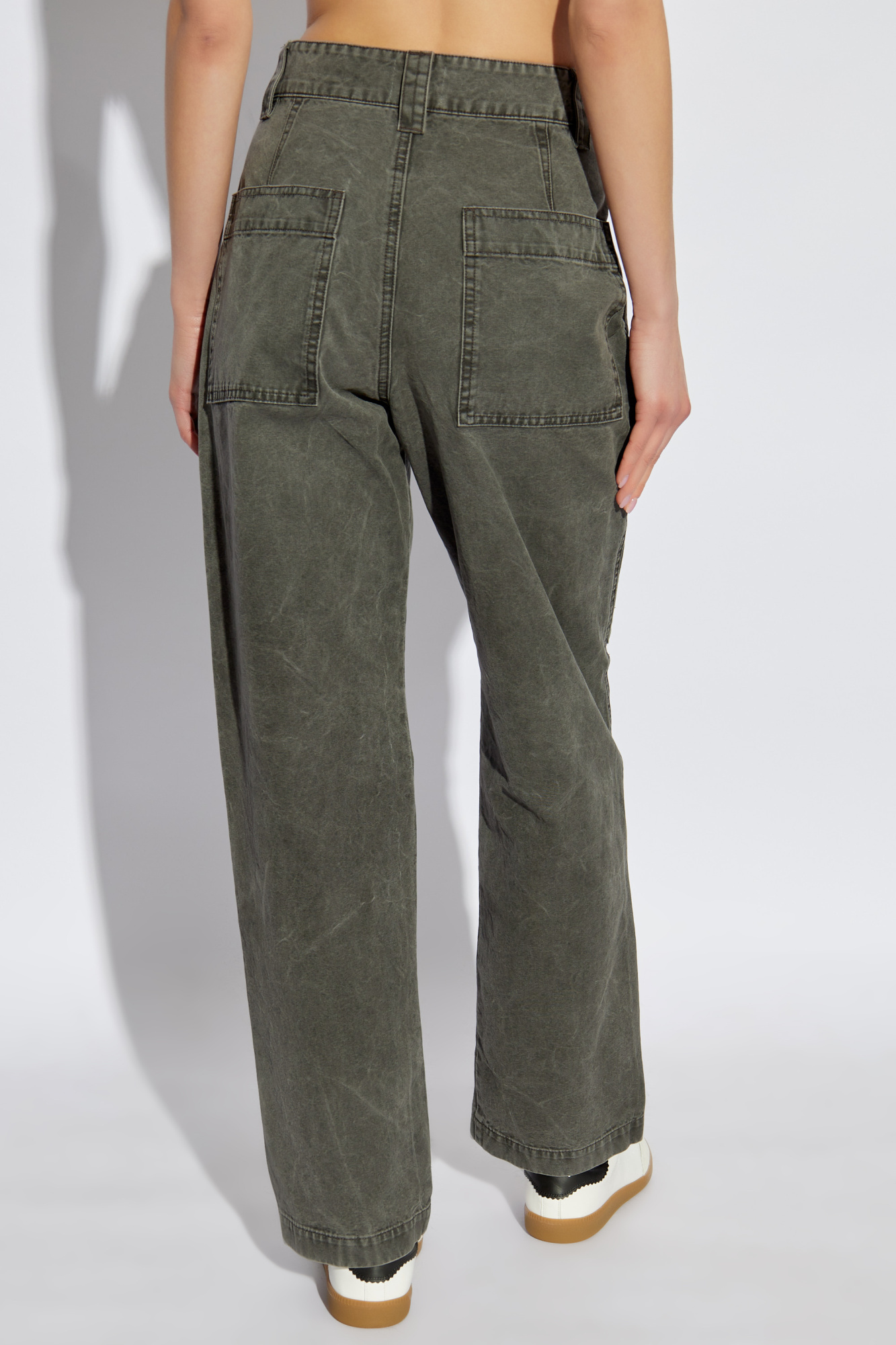 Isabel Marant Étoile Kanna Zip-detailed Trousers In Black