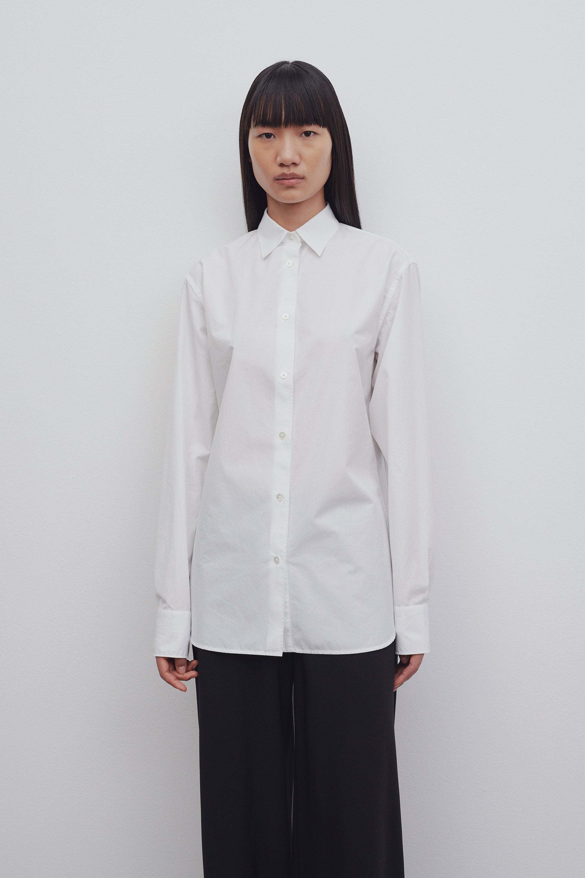 The Row Button-down Shirt In White