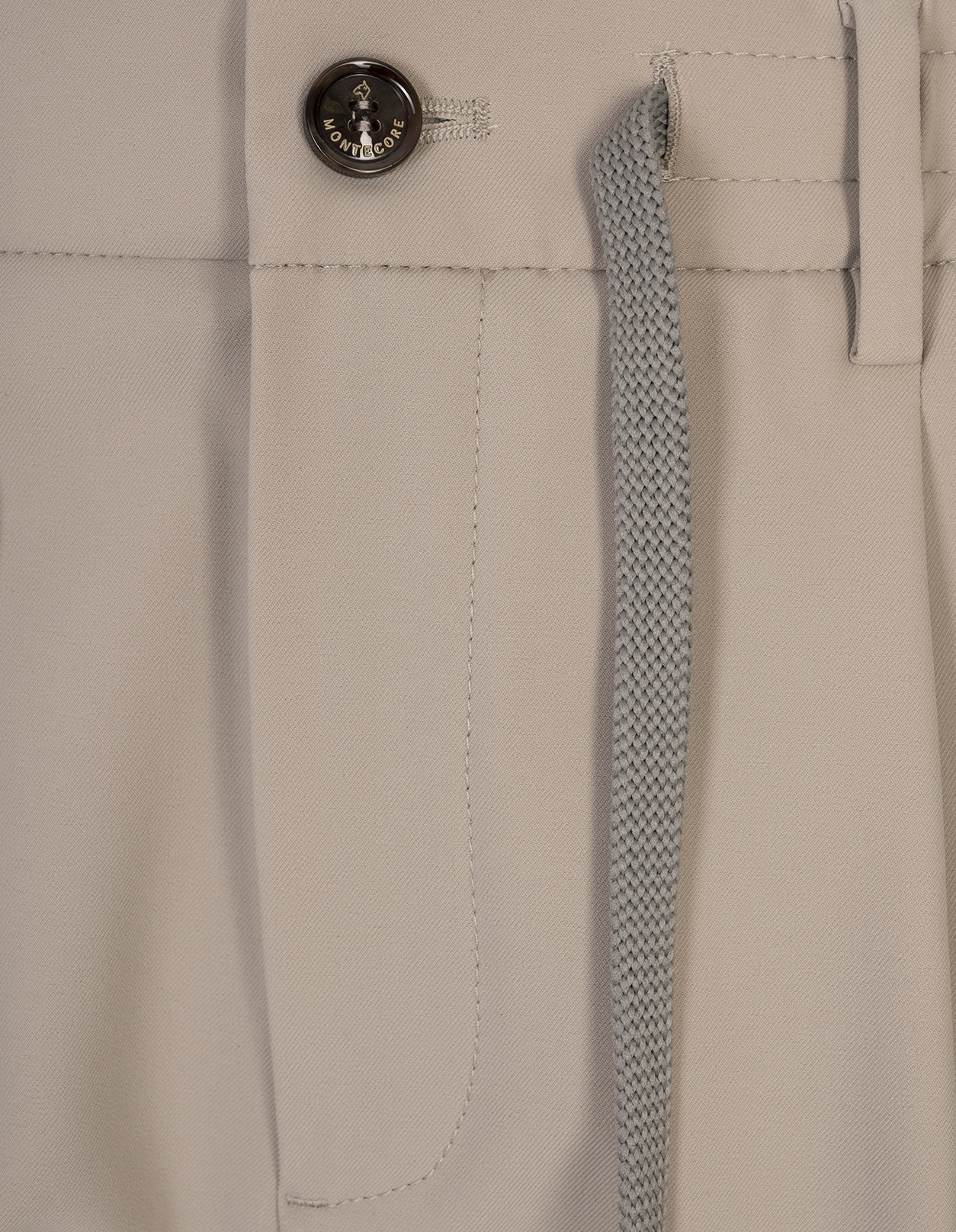 Montecore Drawstring Casual Pants In Neutral