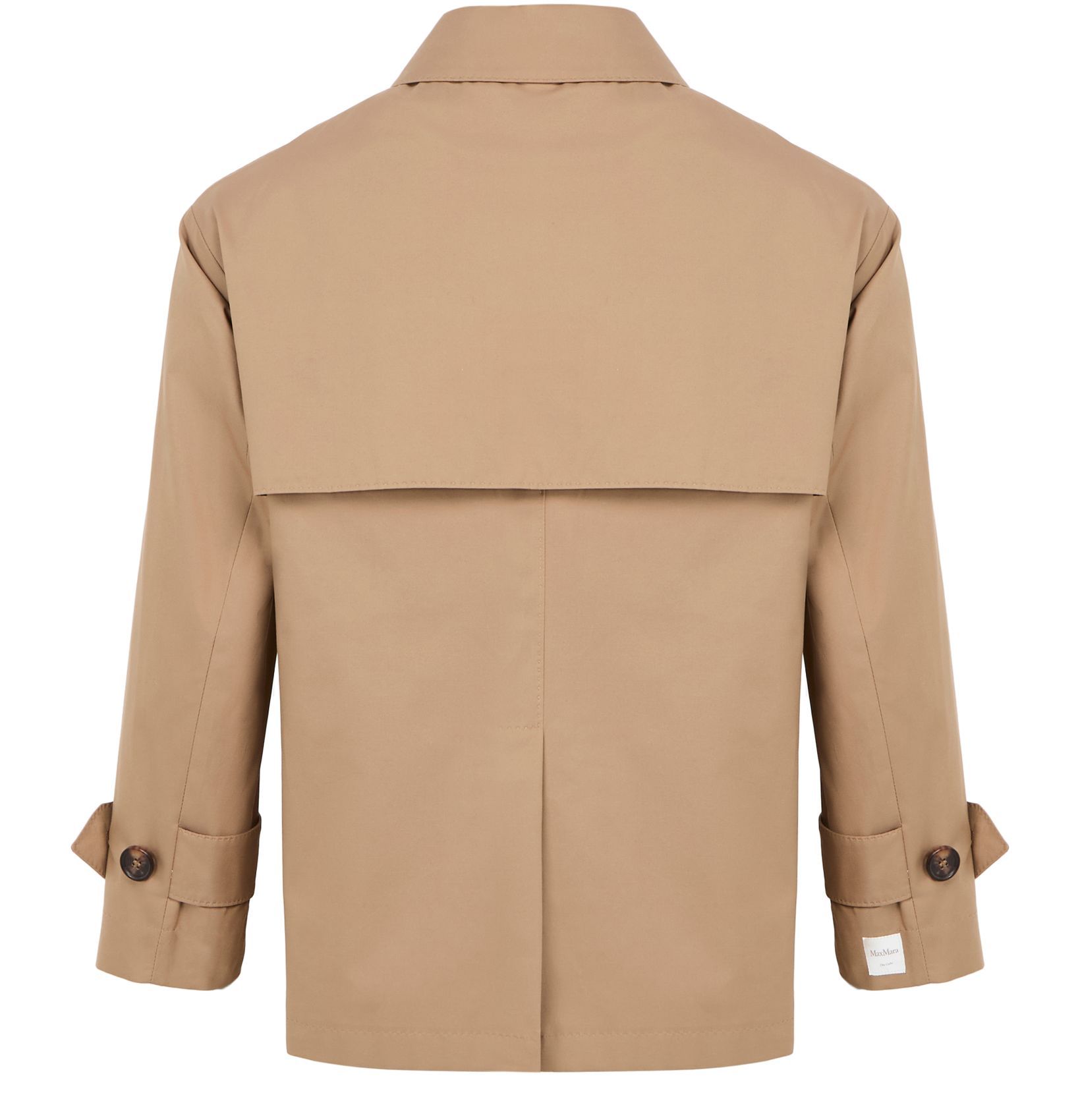 Max Mara Long-sleeved Windbreaker In Nude