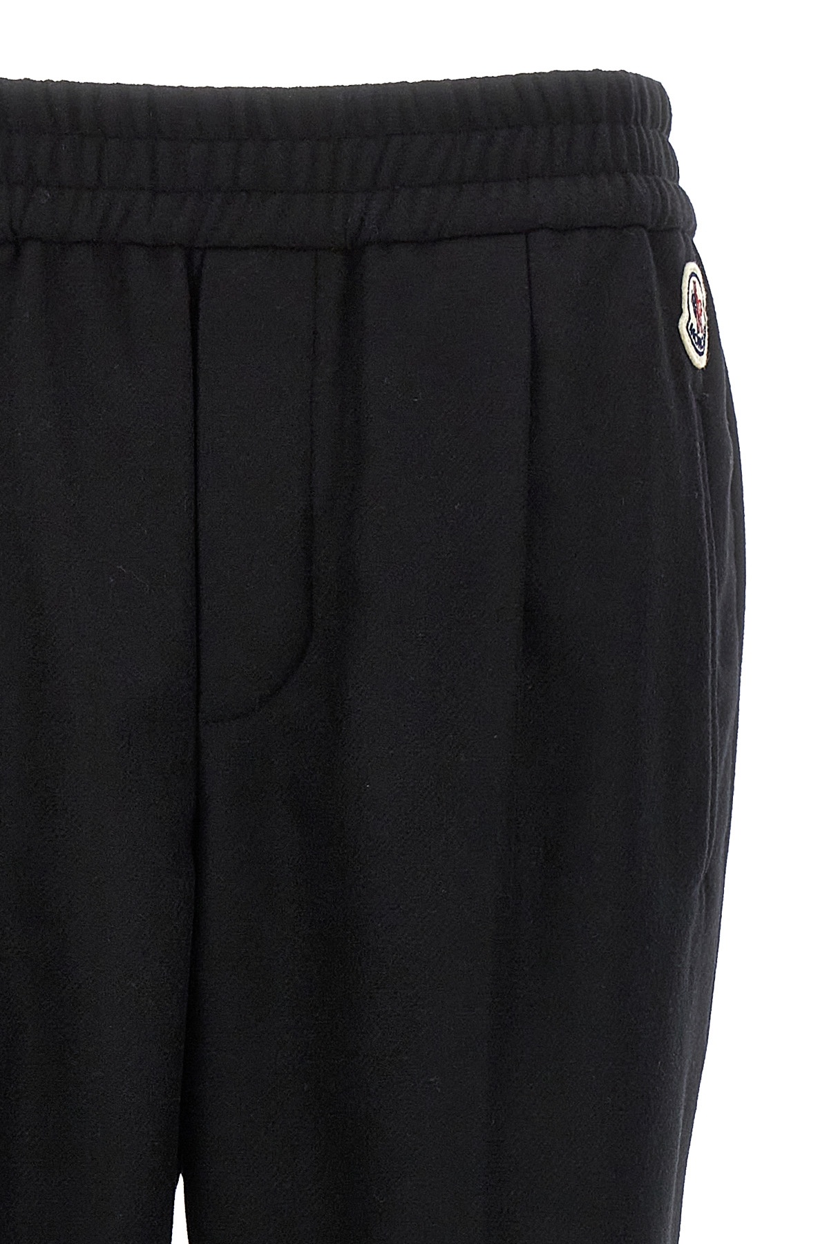 MONCLER FLANNEL JOGGING TROUSERS 