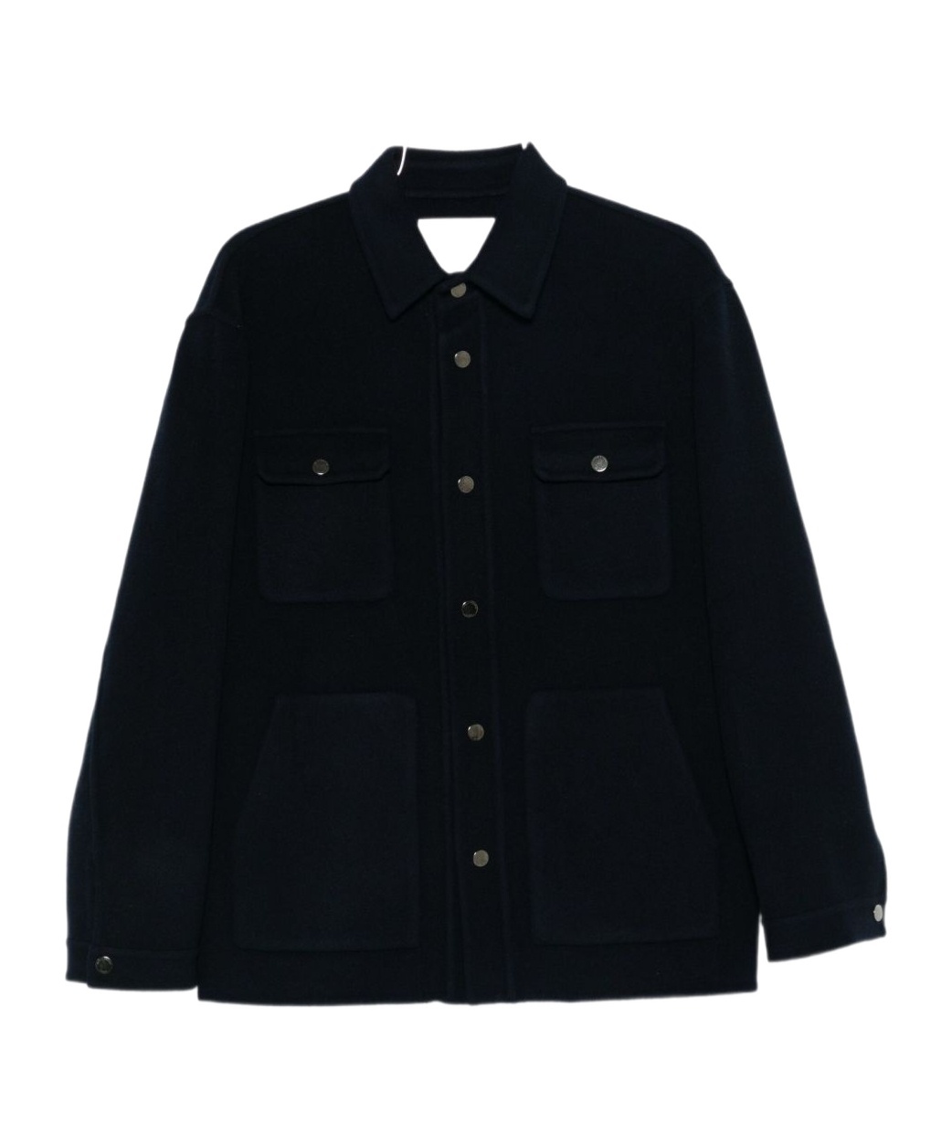 Paolo Pecora Long-sleeved Casual Jacket In Black