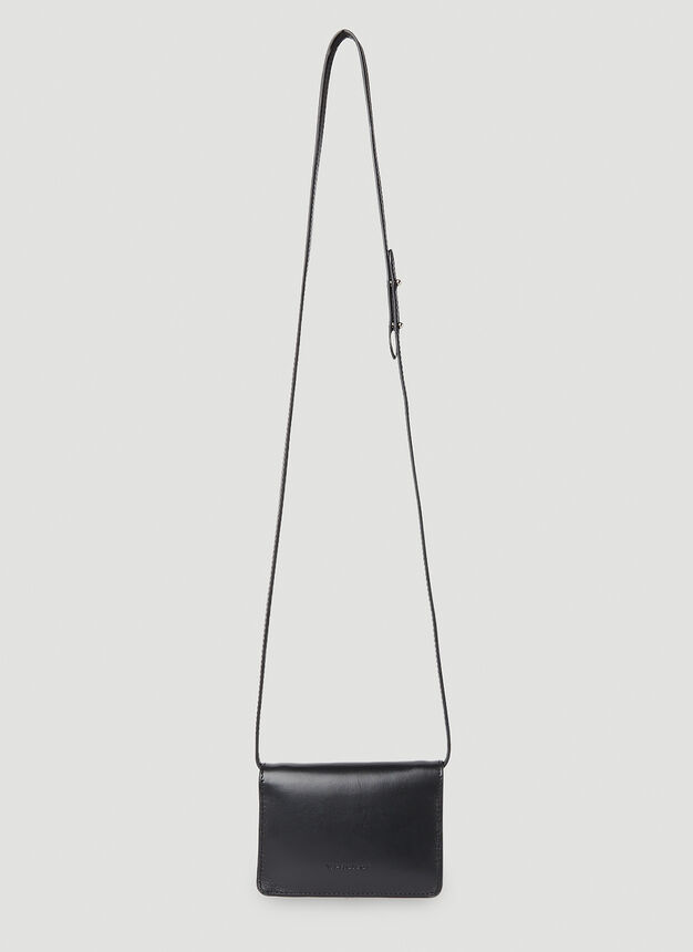 Y/project Logo Shoulder Bag In White