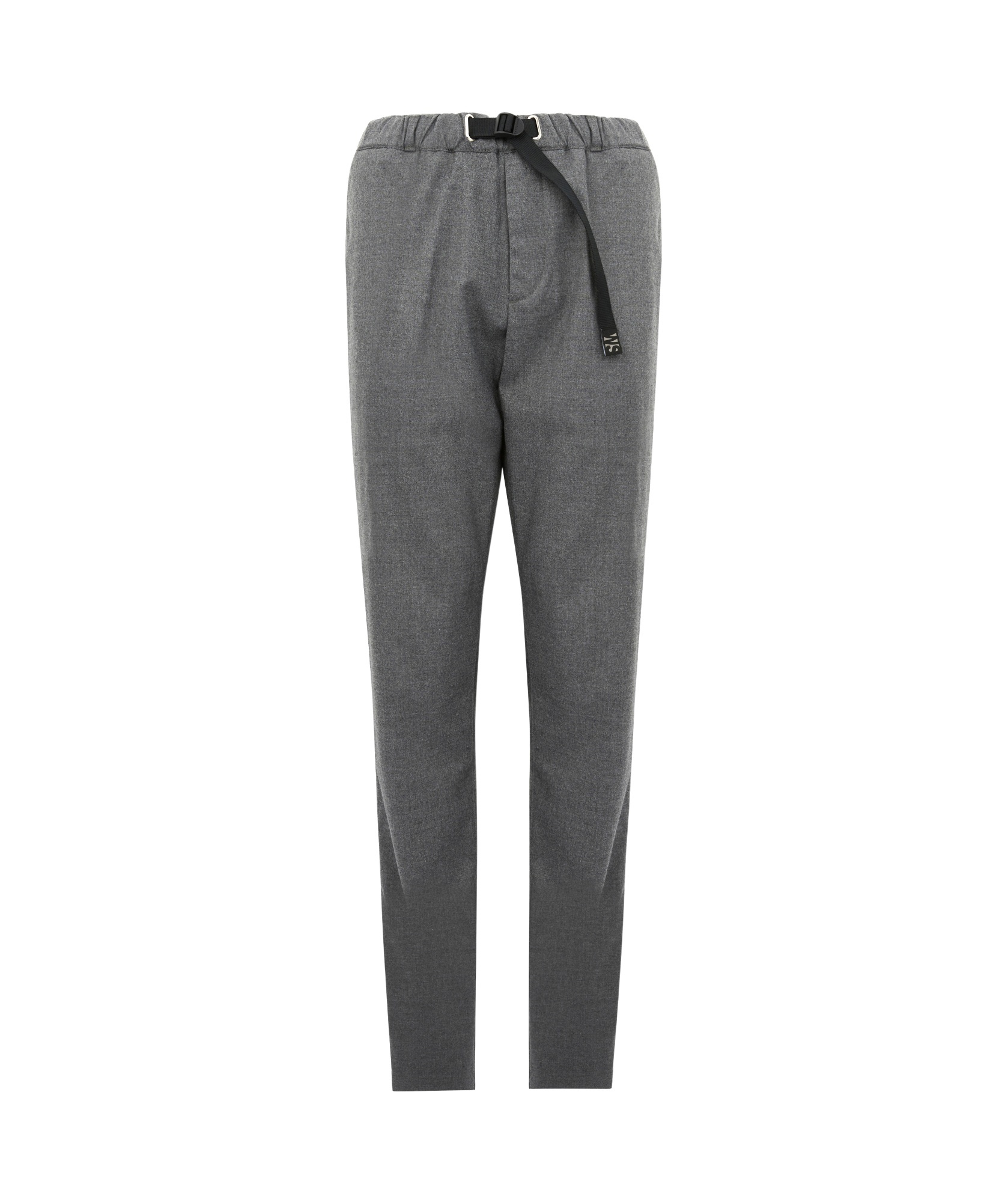 White Sand 88 Elastic Casual Pants In Gray