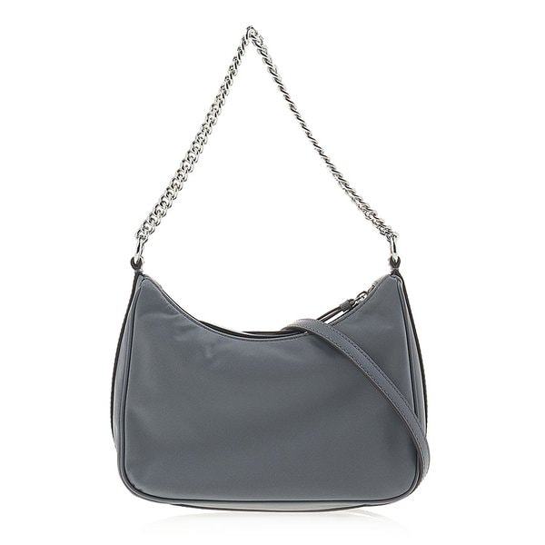 Shop Michael Michael Kors Jet Set Zipped Shoulder Bag In Gray
