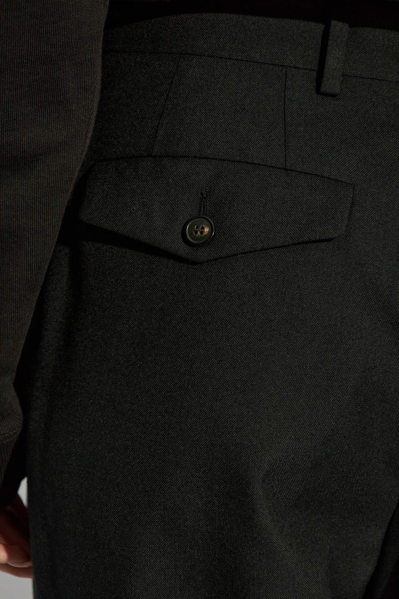 Dries Van Noten Elastic Waist Casual Pants In Black