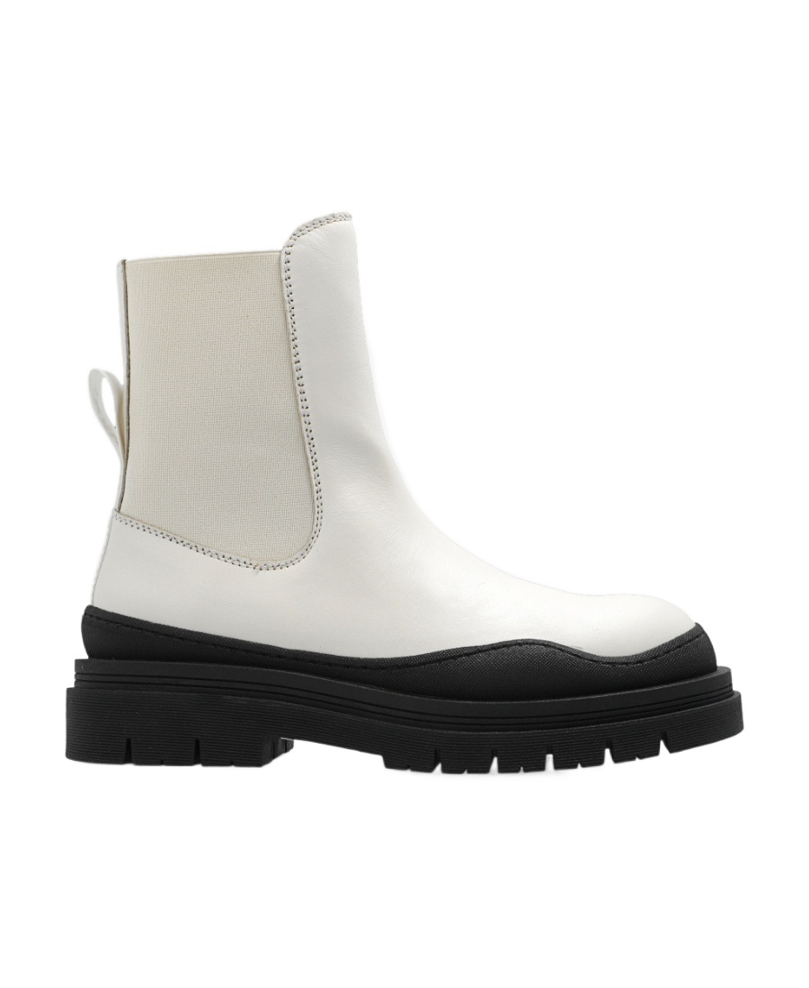 See By Chloé Logo Boots In White