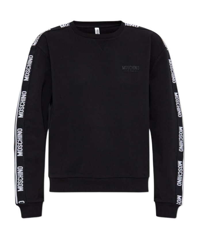 Moschino Long Sleeve Sweatshirt In Black